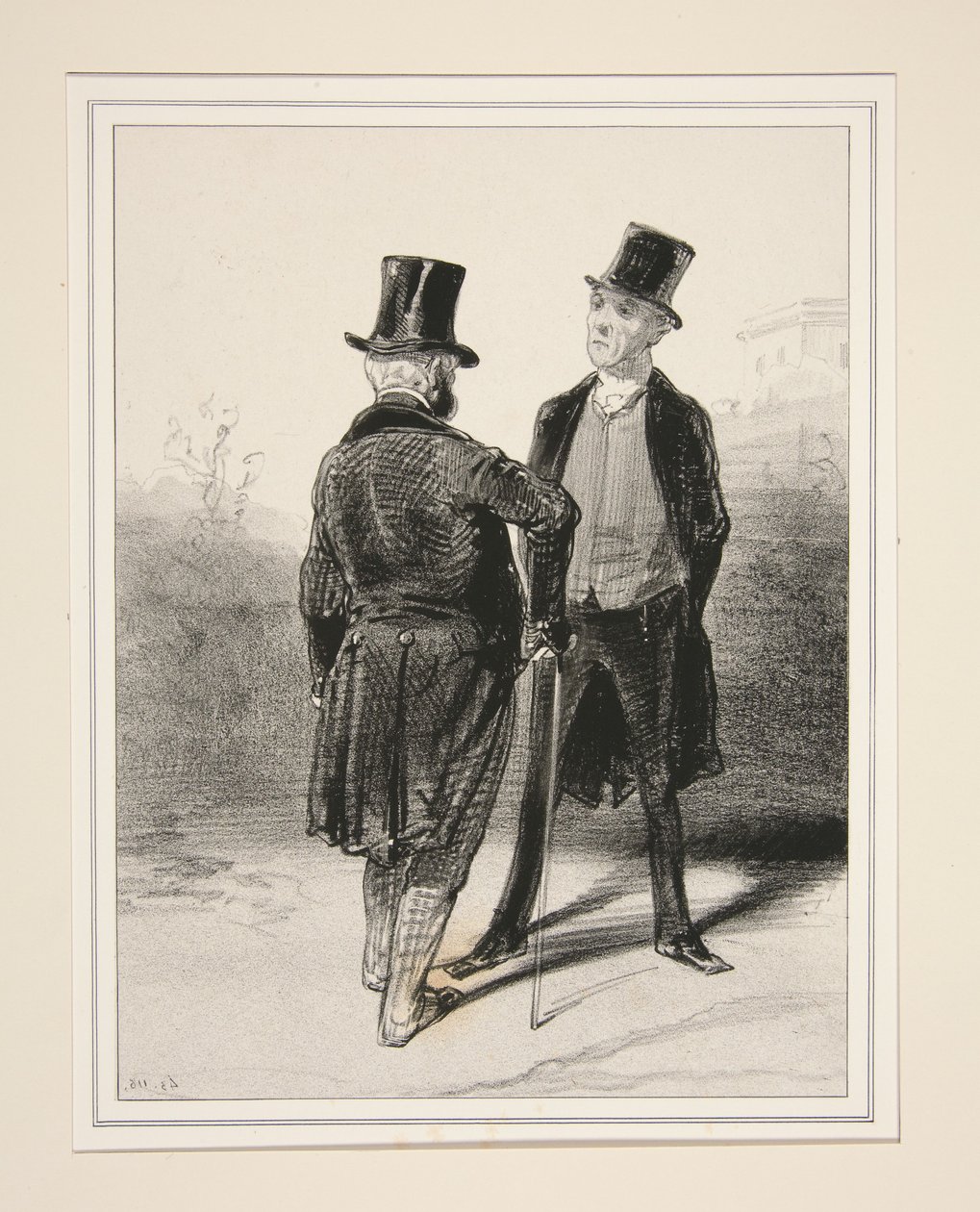¡Ah, claro, fue en casa de mademoiselle de Beaupertuis donde tuve el honor de conocerle. de Paul Gavarni