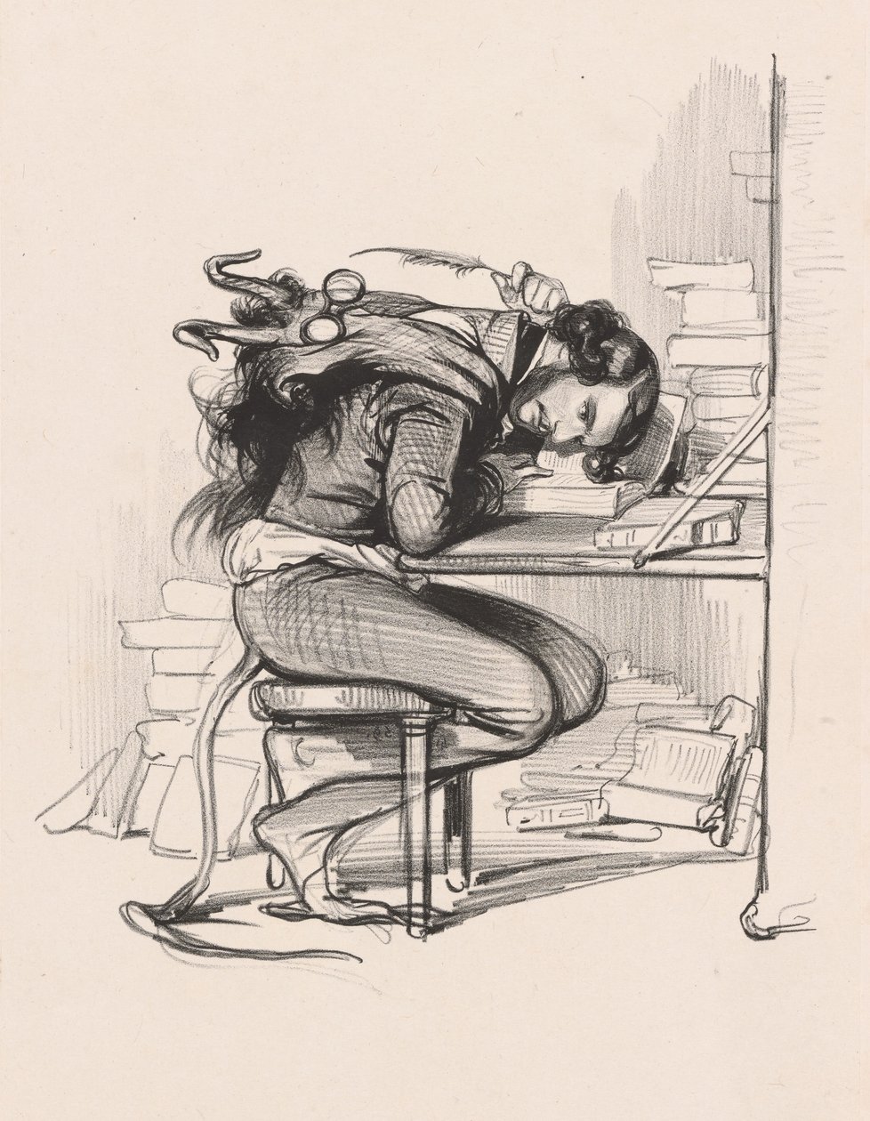 Emile Forgues, Old-Nick de Paul Gavarni