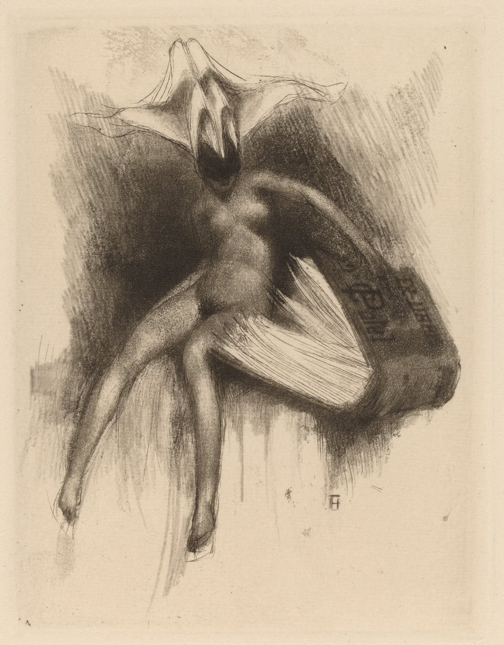 Ex Libris C. Patel de Paul Gavarni
