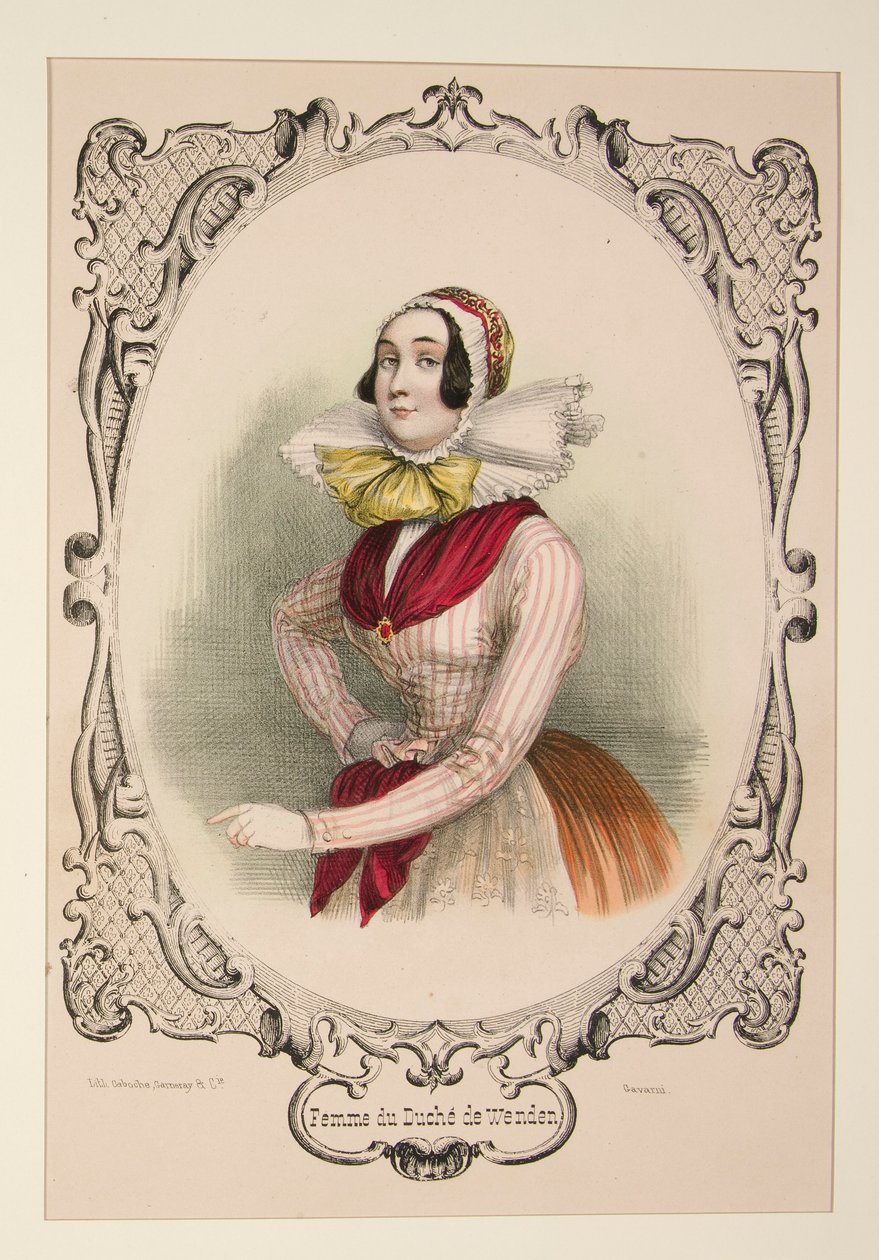 ESPOSA DEL DUQUE DE WENDEN de Paul Gavarni