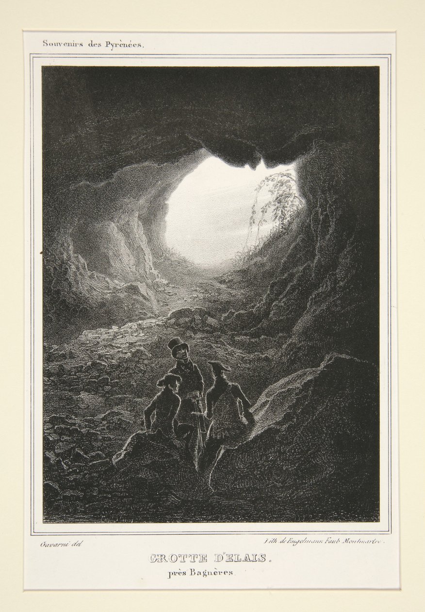 CUEVA DE ELAIS, cerca de Bagnères. de Paul Gavarni