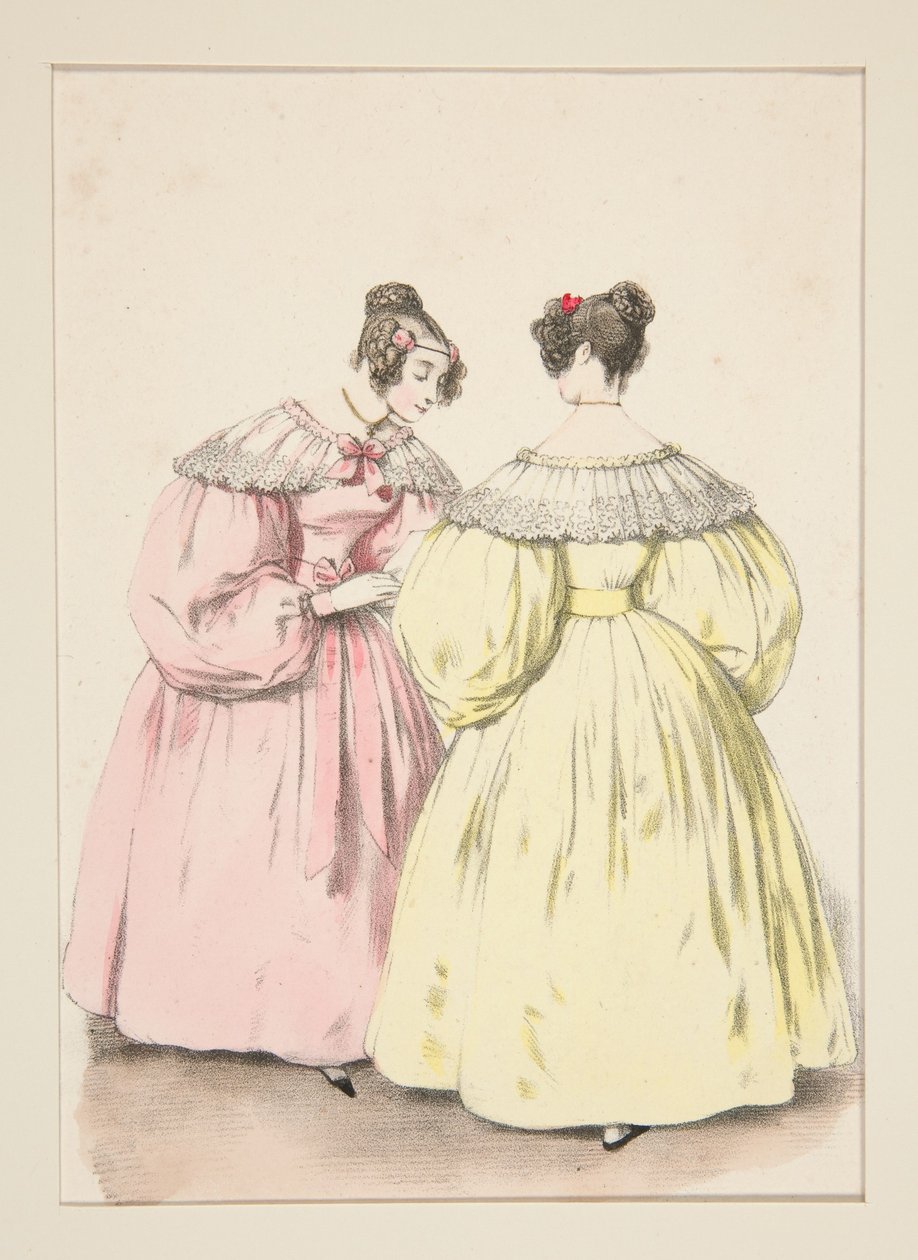 ENERO DE 1836. - Vestido de gasa estilo princesa,... de Paul Gavarni