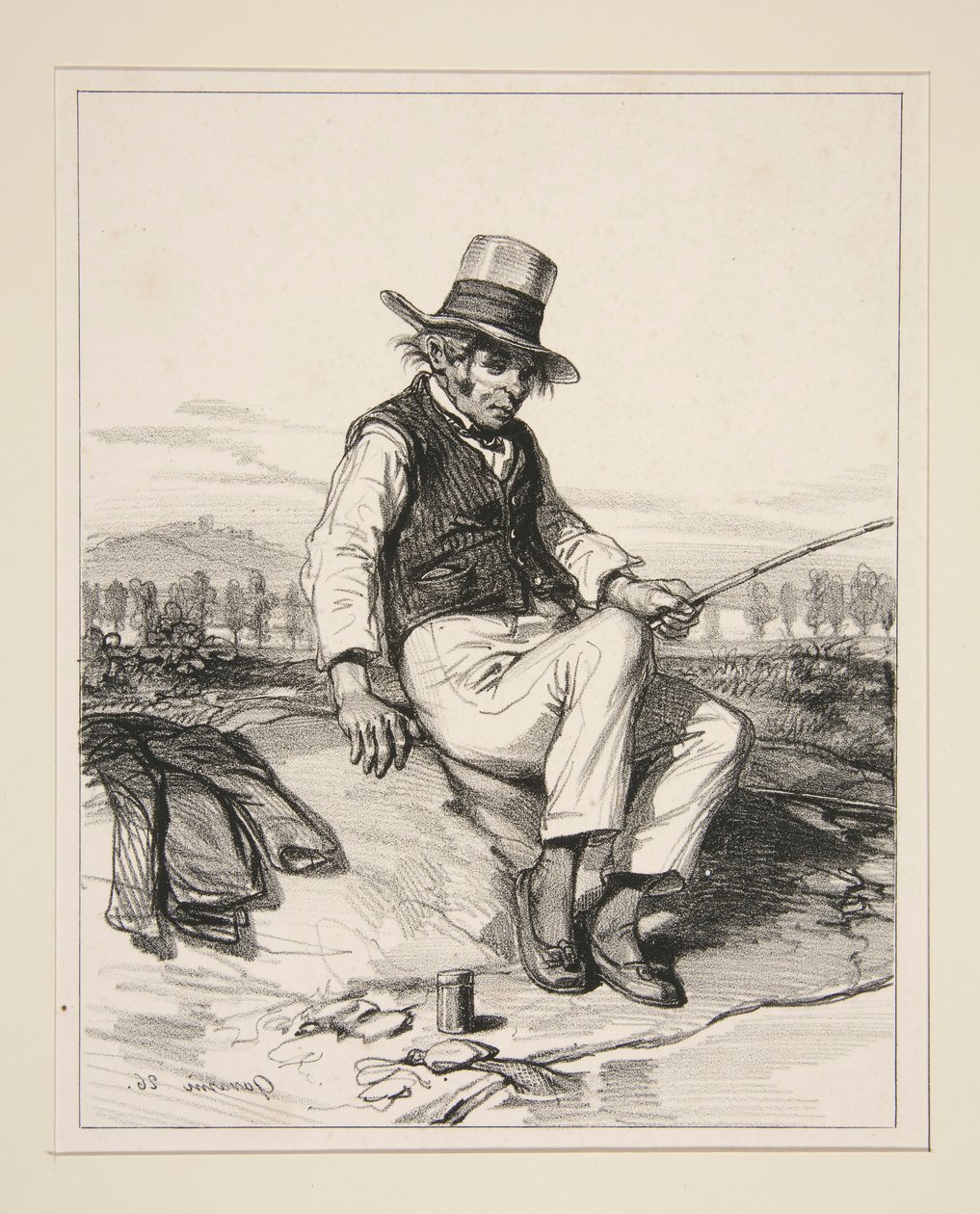 JEROME SAUVAGE, (conocido como Padre Belenfant). de Paul Gavarni