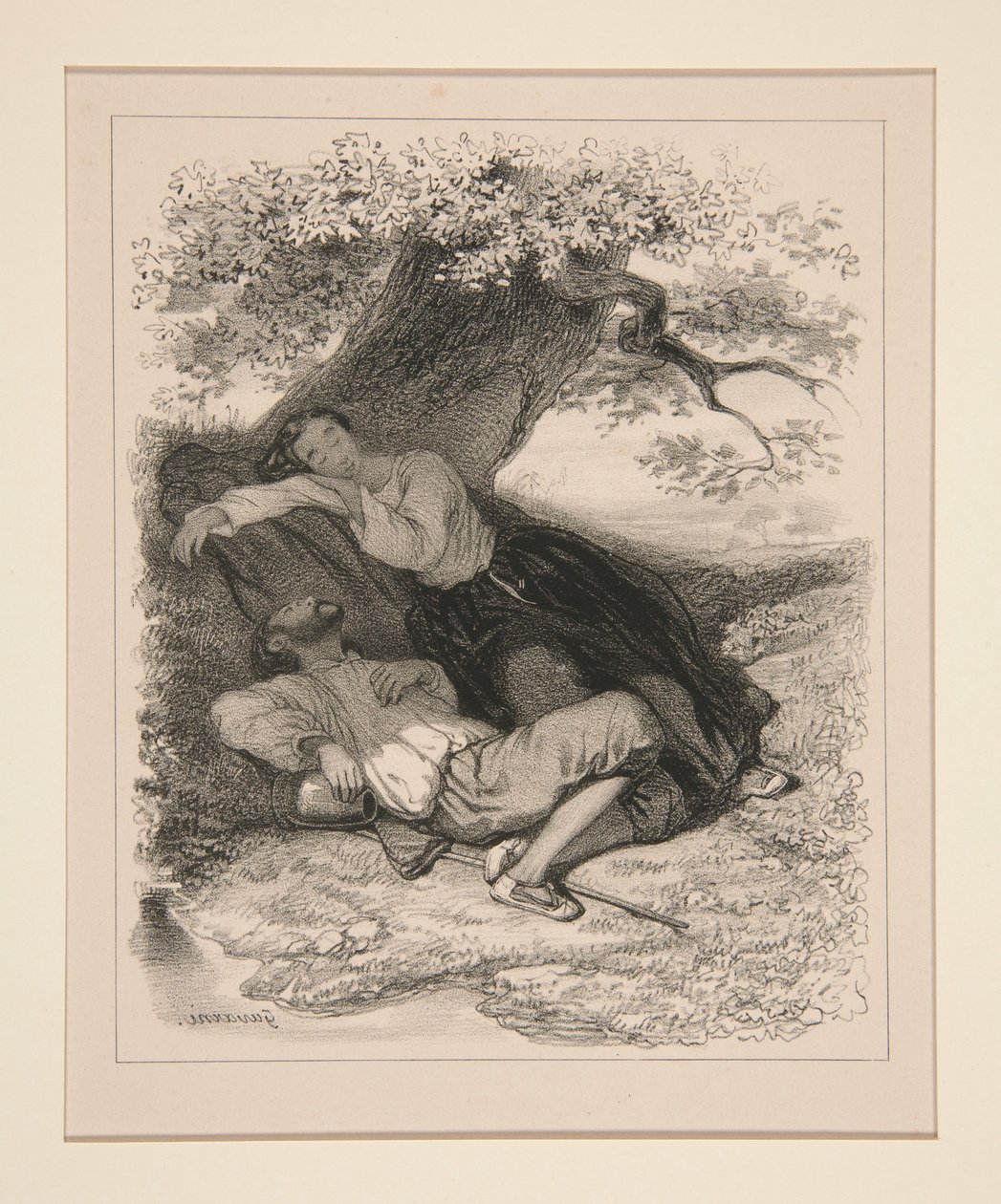 LA SIESTA de Paul Gavarni