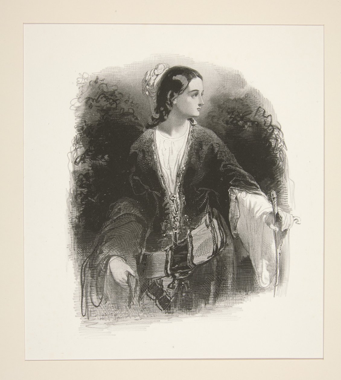 La albanesa de Paul Gavarni