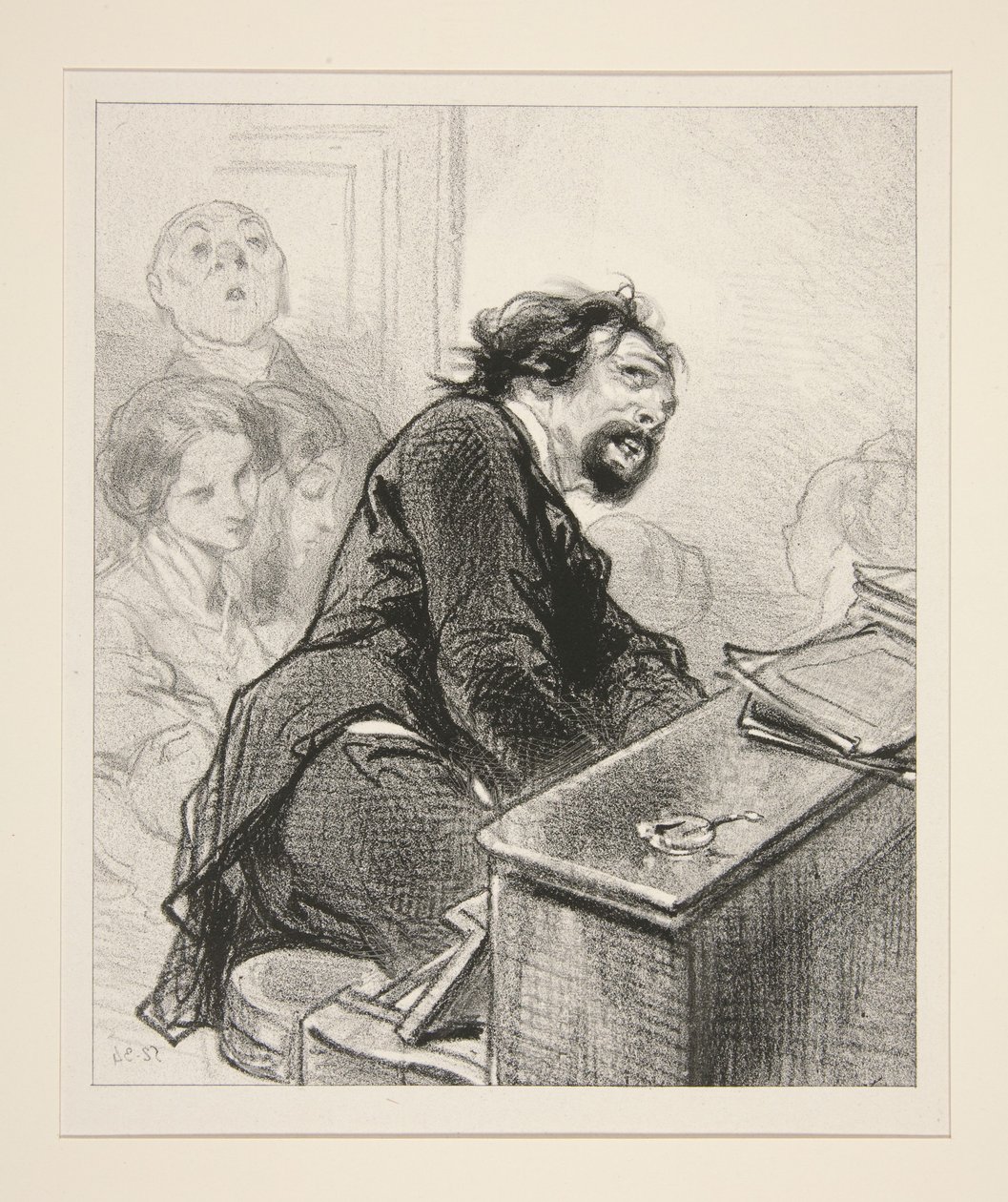 La tormenta. de Paul Gavarni