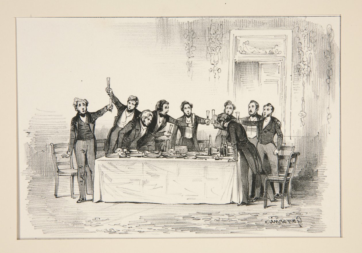La camaradería. de Paul Gavarni