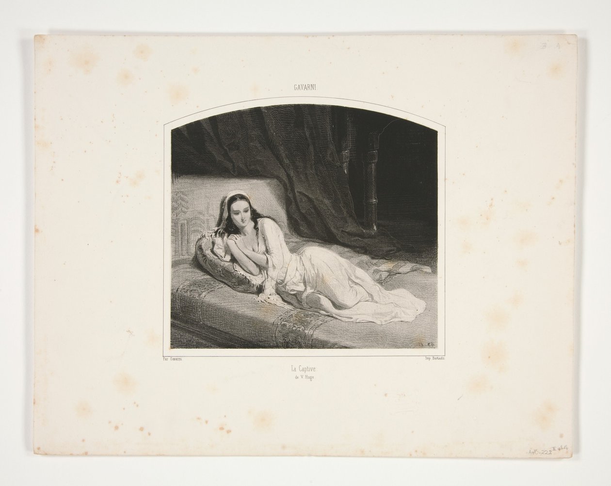La cautiva de Paul Gavarni