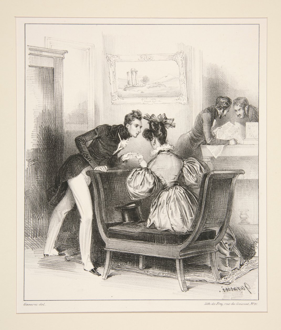 El helado de Paul Gavarni