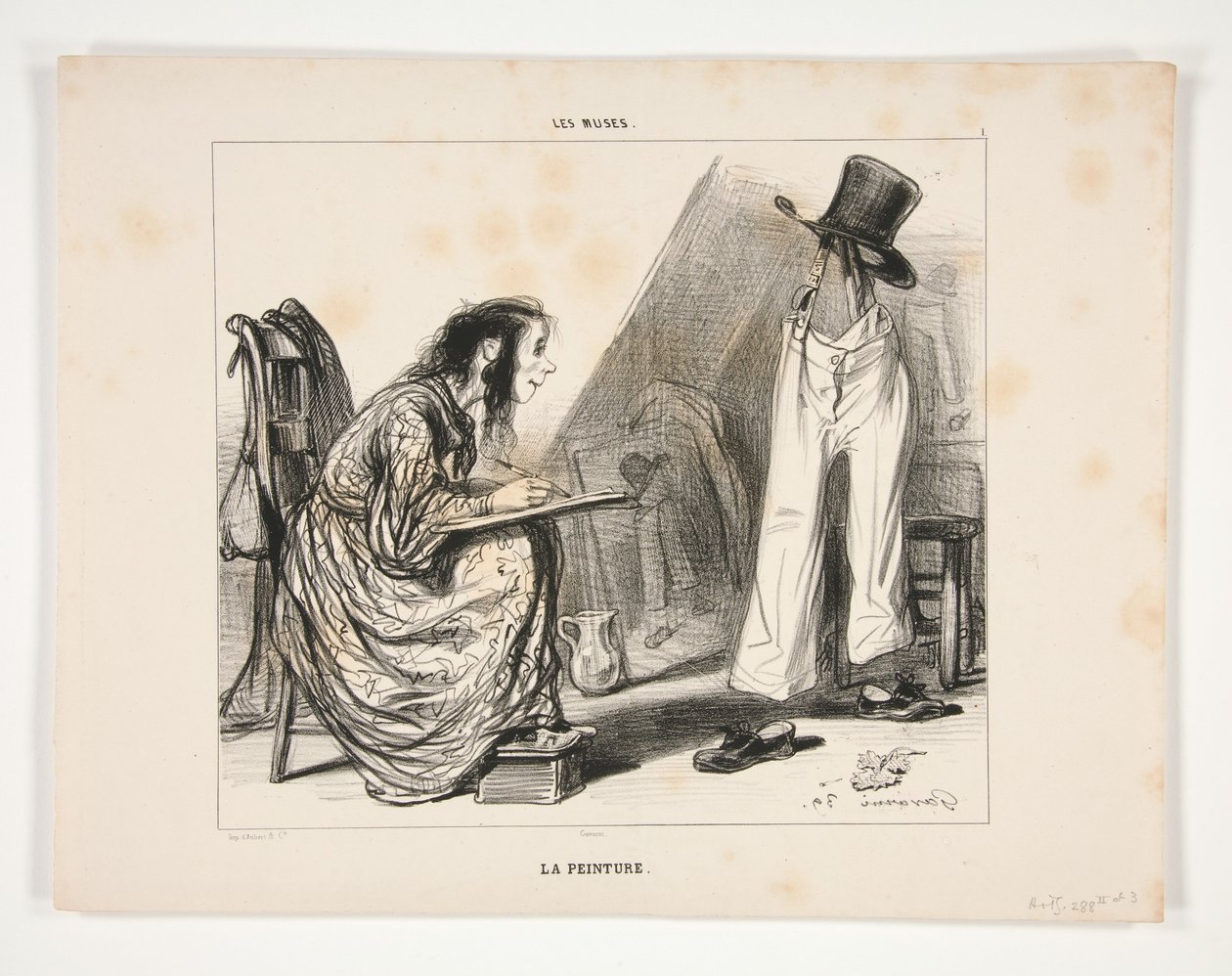 La pintura de Paul Gavarni