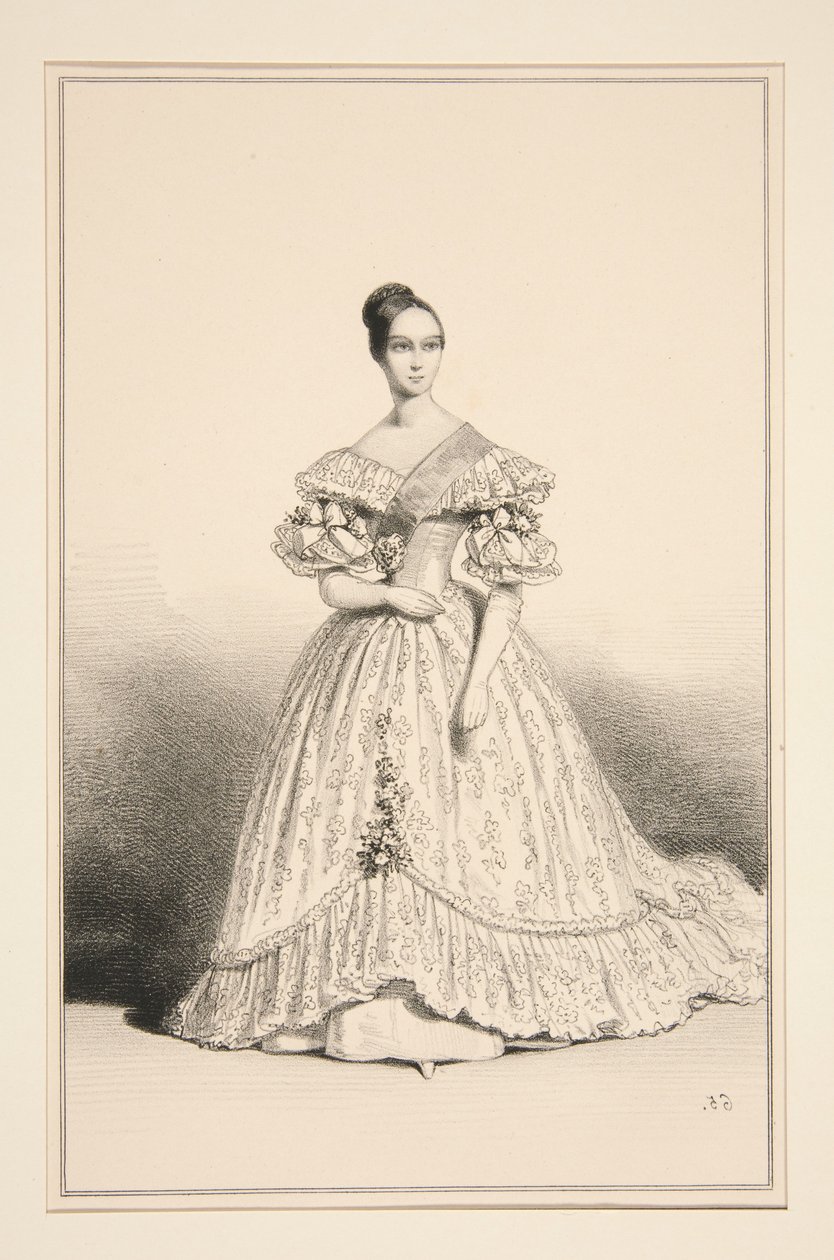 La princesa Helene, duquesa de Orleans de Paul Gavarni