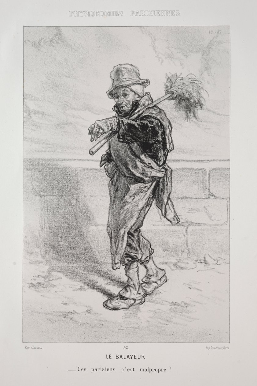 El Barrendero de Paul Gavarni