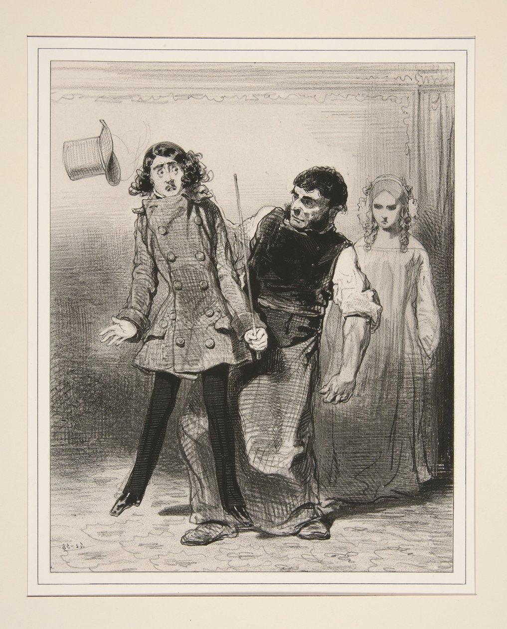 El padre de la Lorette de Paul Gavarni