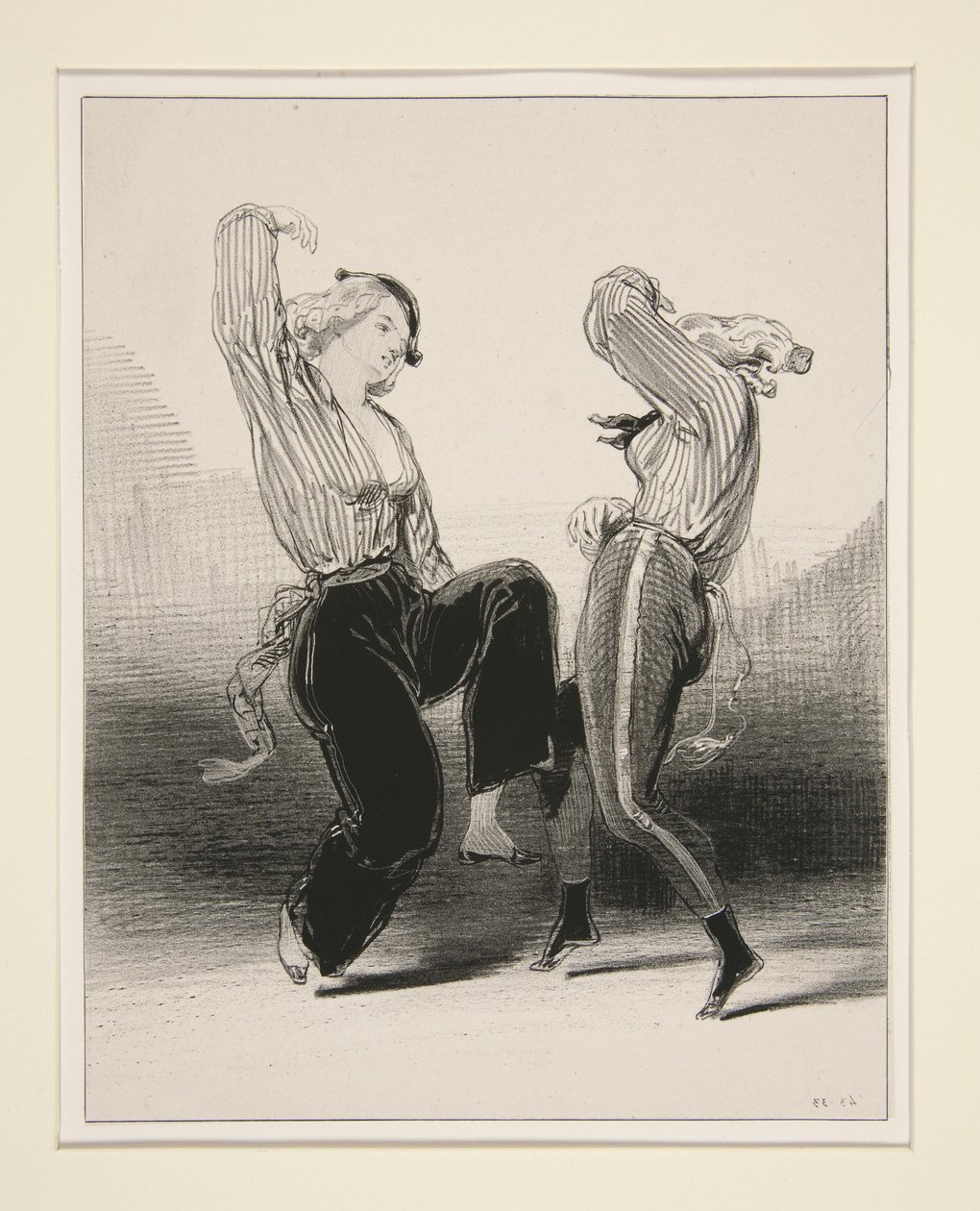 Cuando los Arthur se acuestan, las ratas bailan. de Paul Gavarni