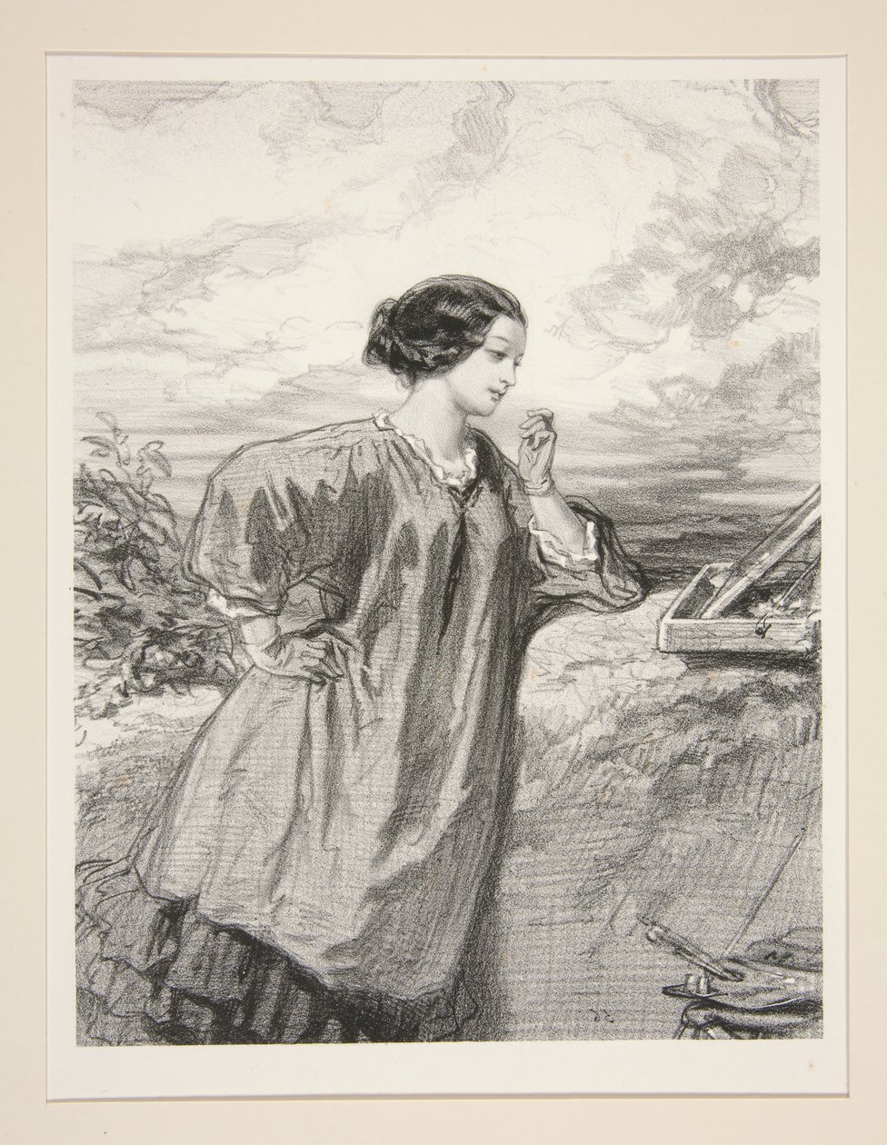 Las mujeres artistas / La señorita Marie de N... de Paul Gavarni