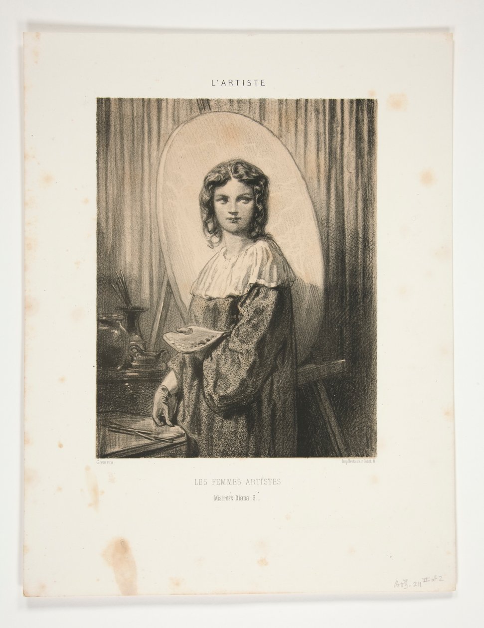 Les Femmes Artists / Amante Diana S de Paul Gavarni