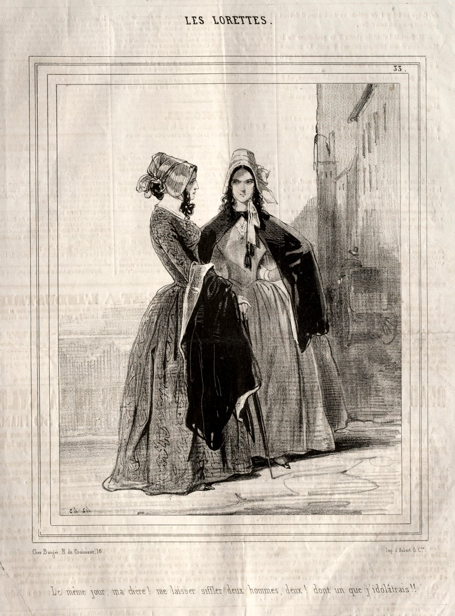 Les Lorettes de Paul Gavarni