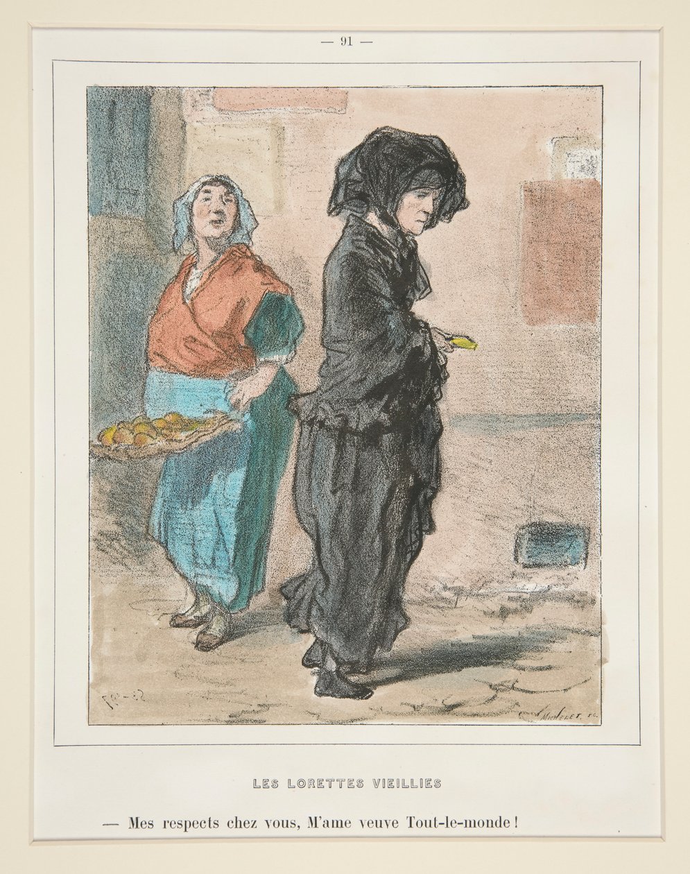 Loretas envejecidas de Paul Gavarni
