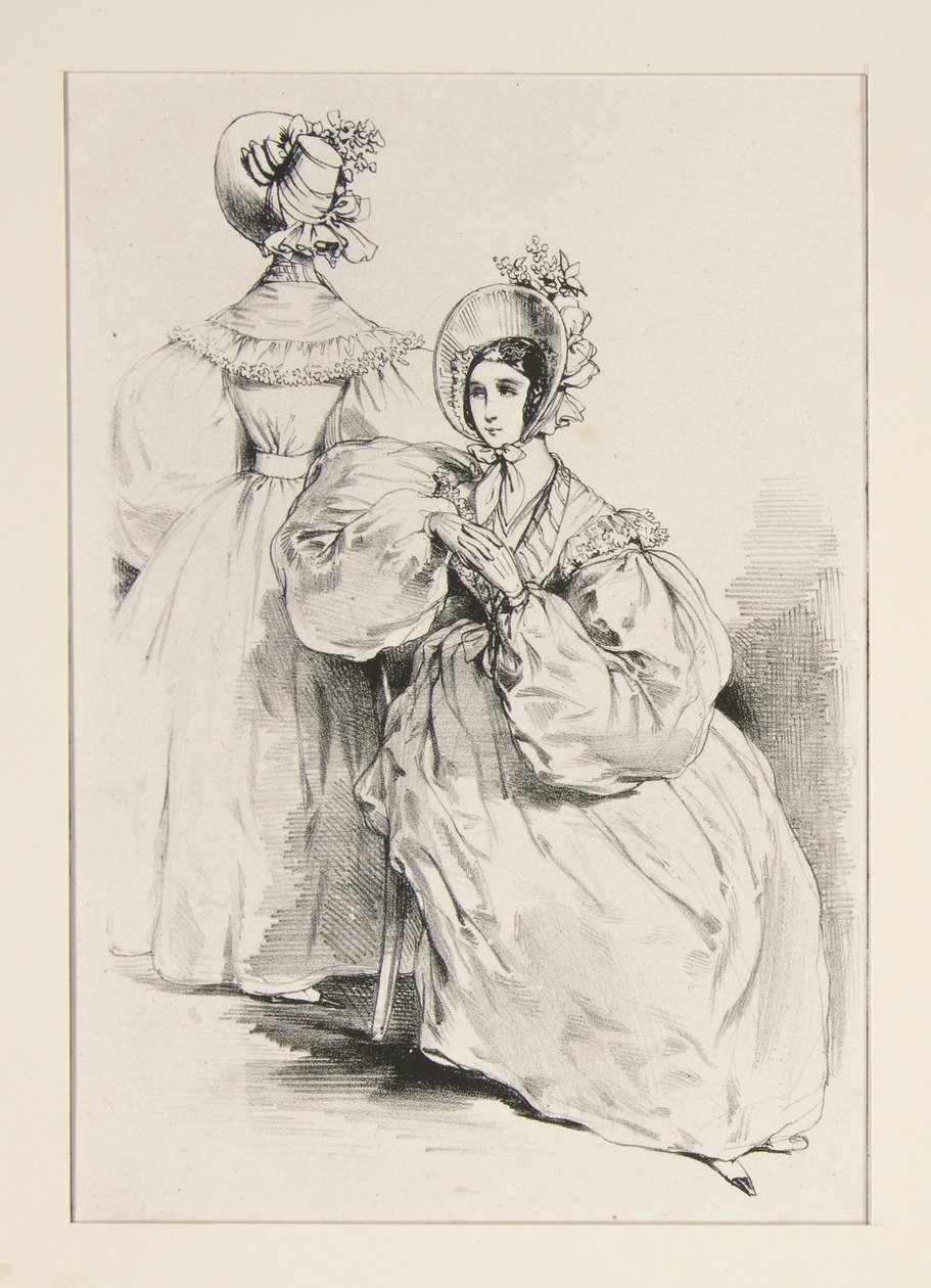MAYO DE 1836. Vestidos de jaconas. ... de Paul Gavarni