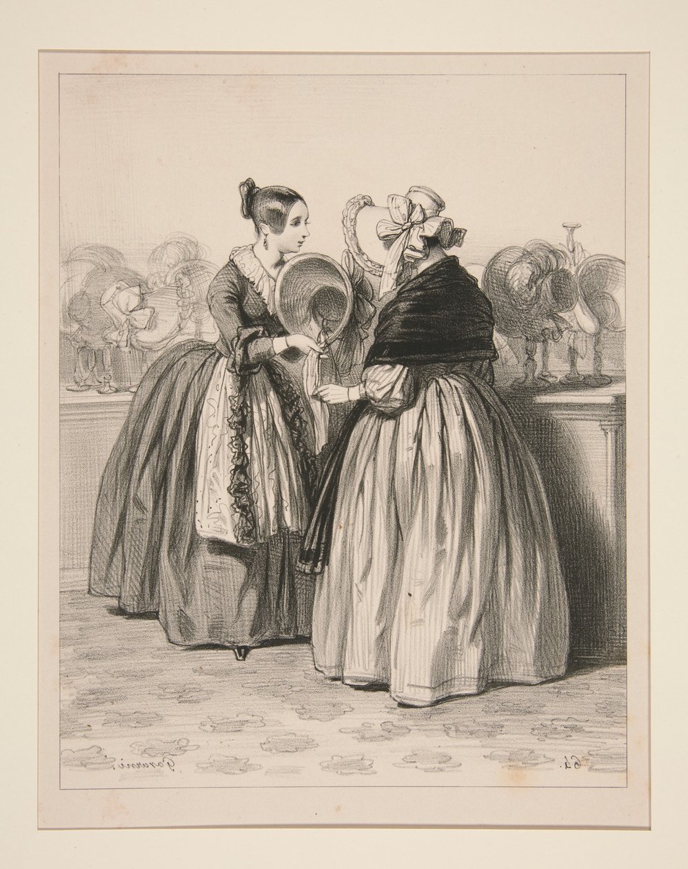 COMERCIANTE DE MODA. de Paul Gavarni