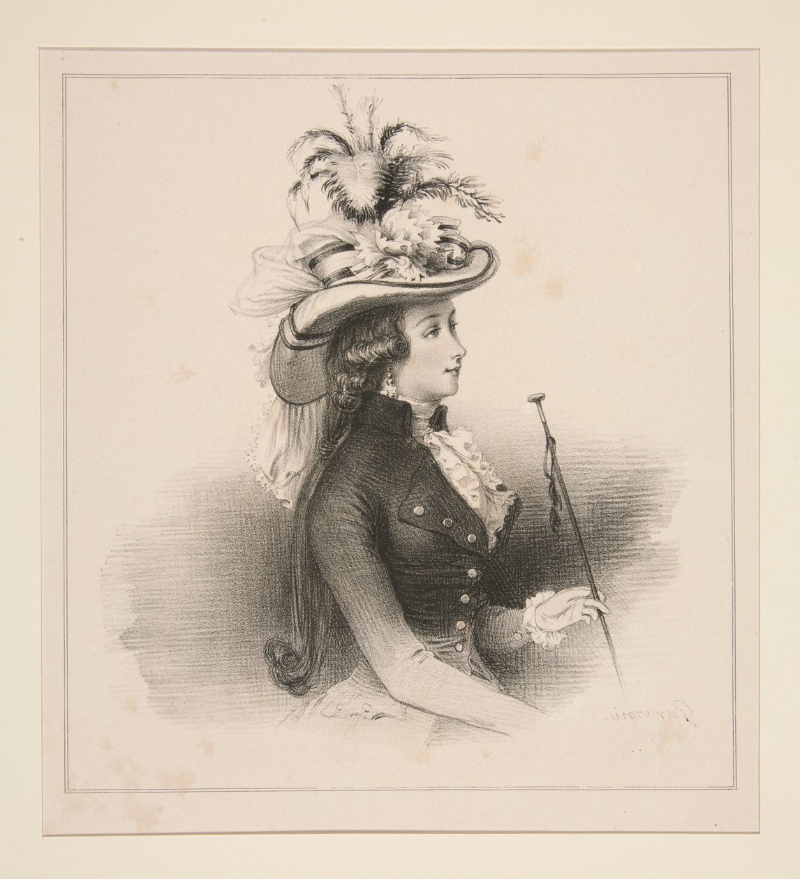 Modas de París en 1787 de Paul Gavarni