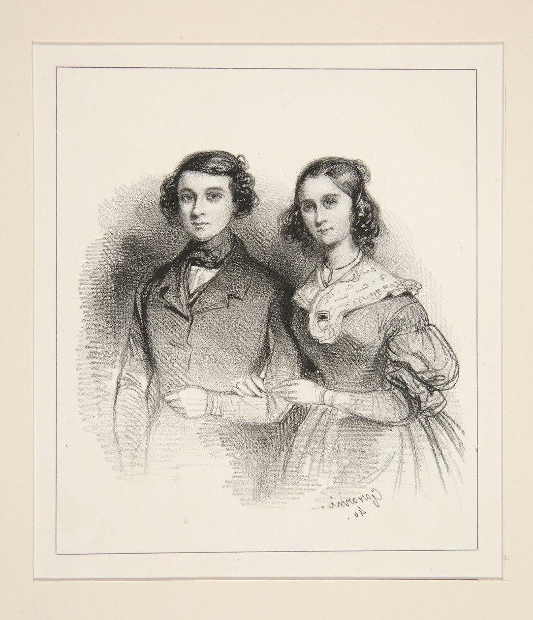 Sr. y Sra. Emile Taigny de Paul Gavarni