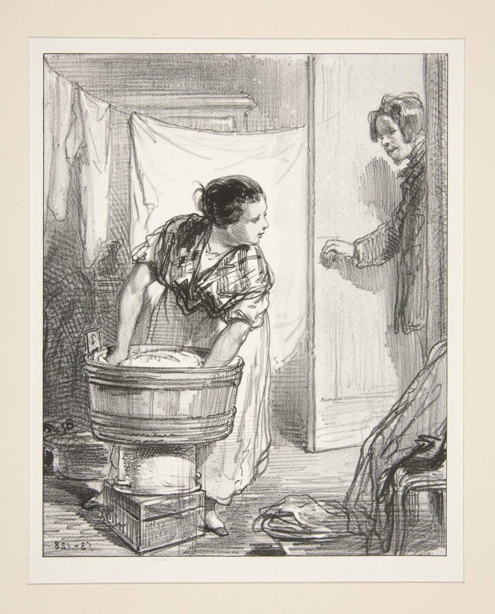 ¿La señora de Chateaurouge, por favor —¡Vaya! ¡Es mi Pierrot! de Paul Gavarni
