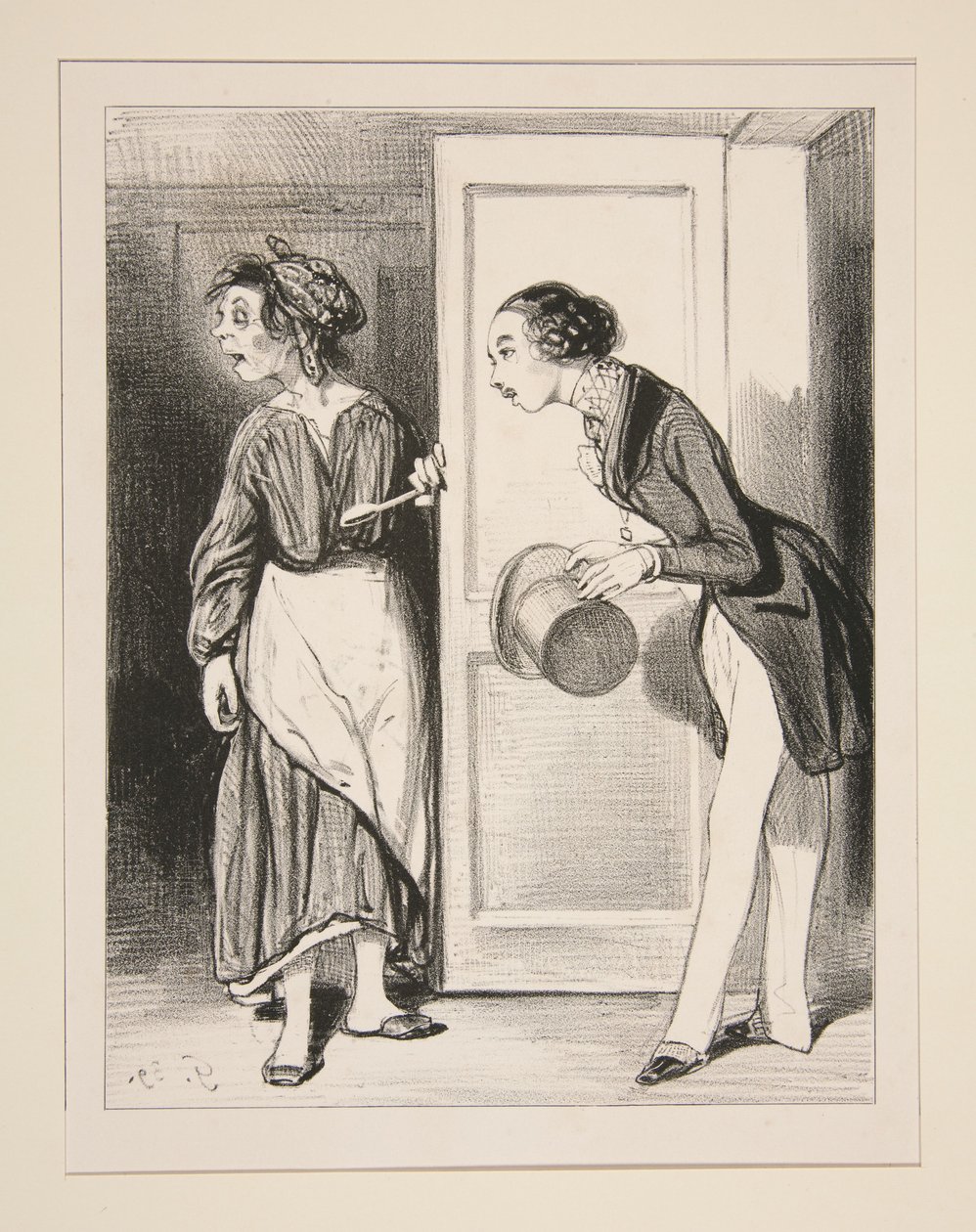 Madame de Saint-Aiglemont, señora, por favor?... de Paul Gavarni