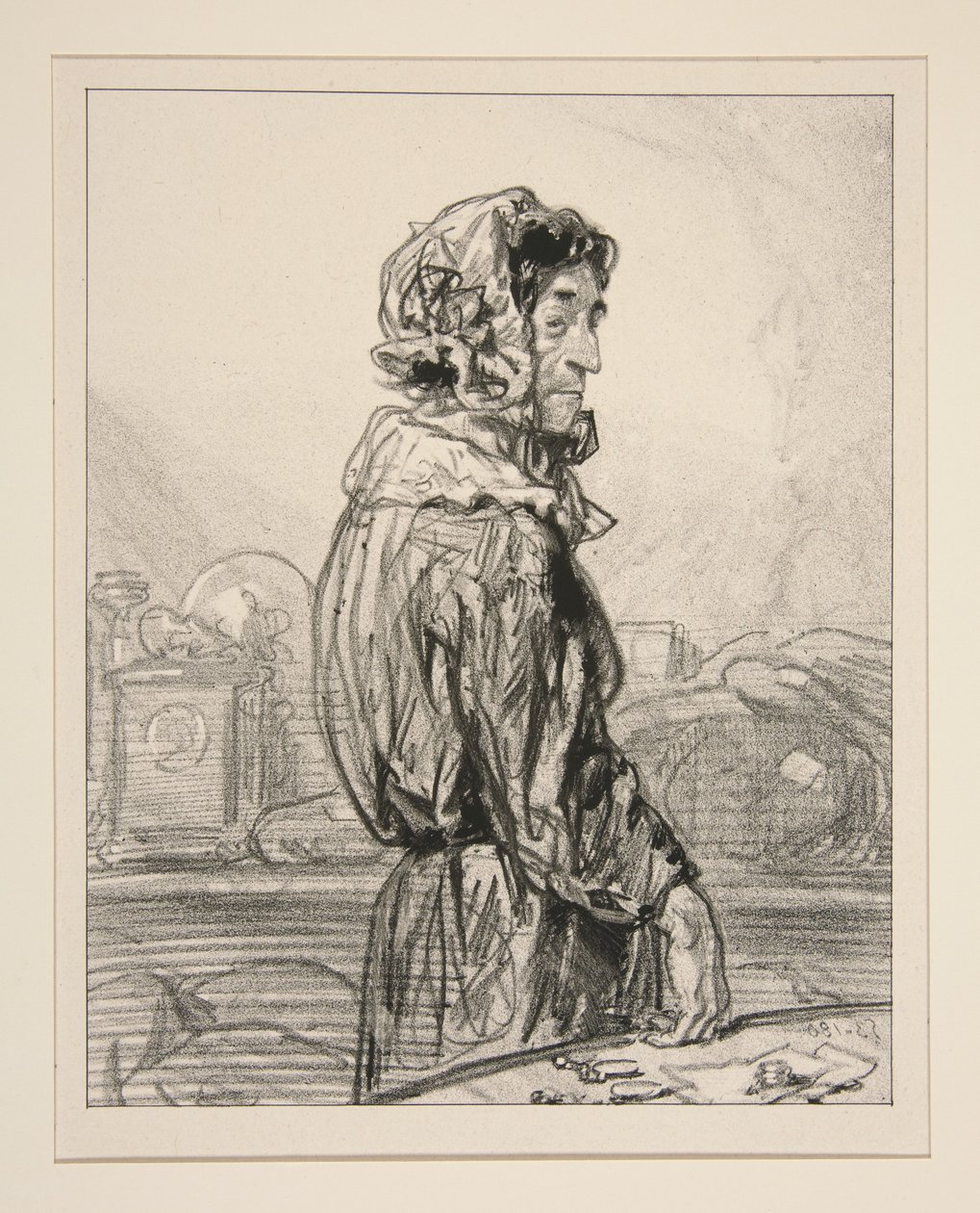 «Madame Abraham.» de Paul Gavarni