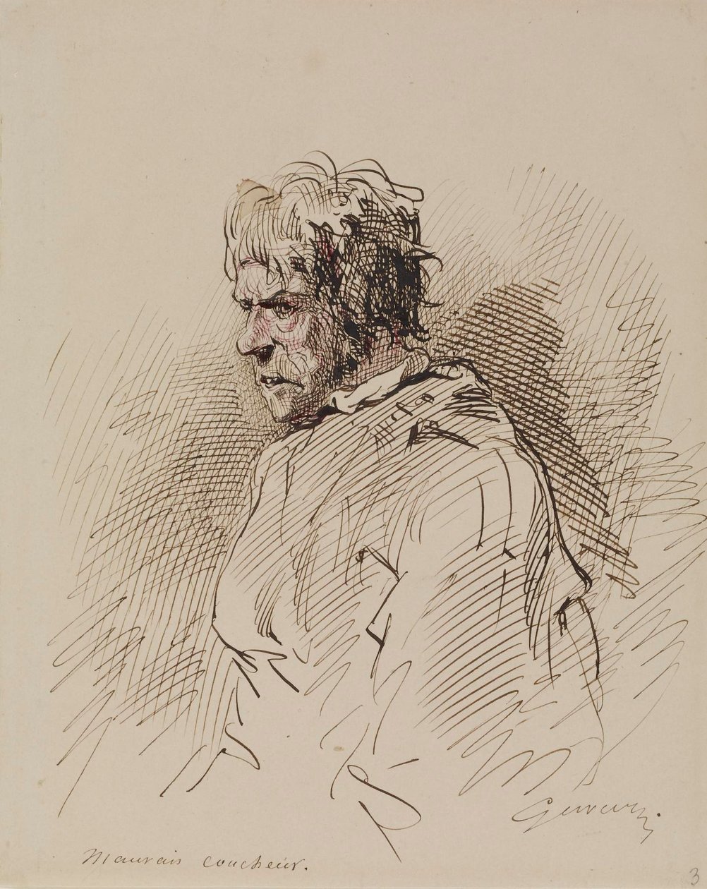 Mal dormilón de Paul Gavarni