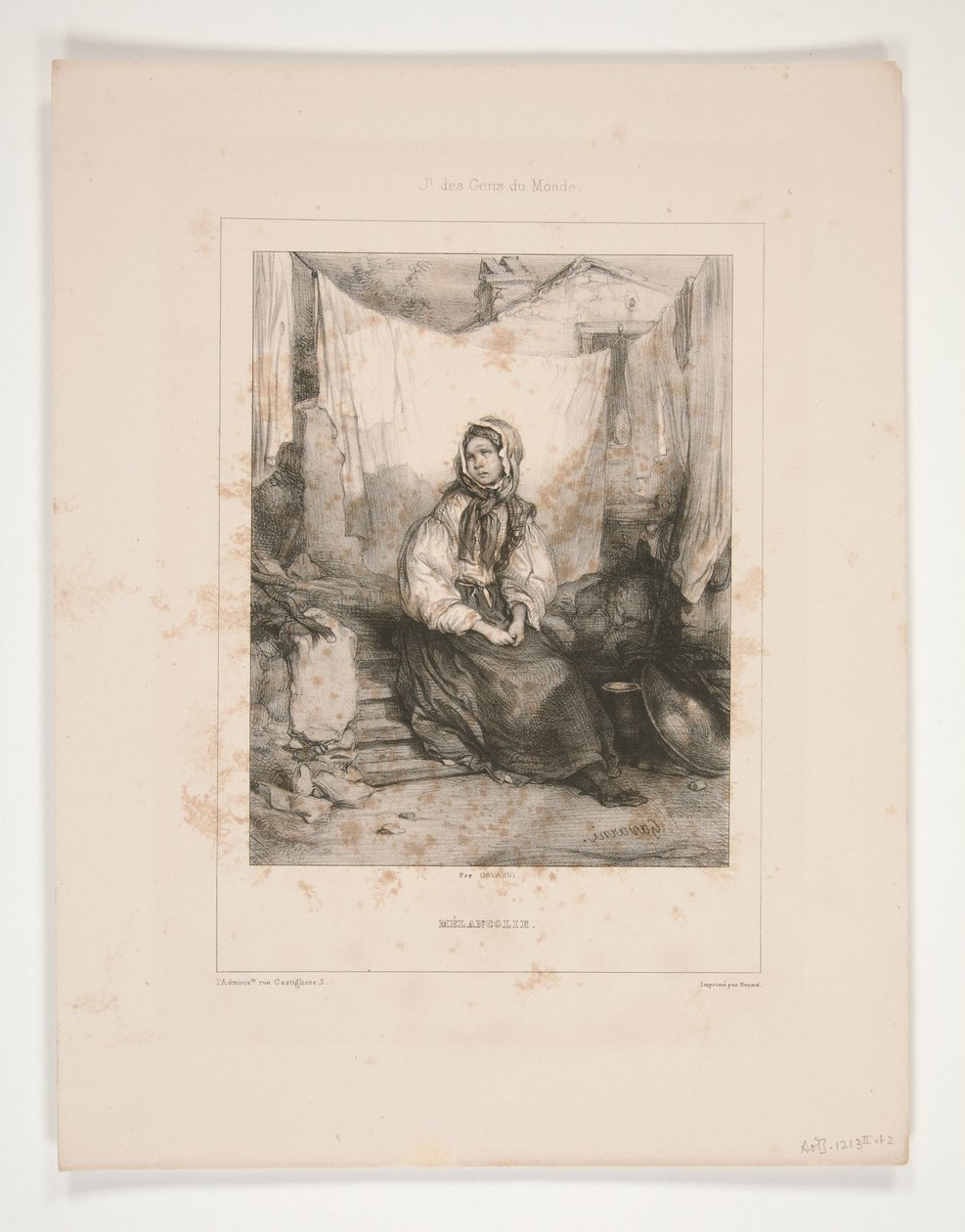 Melancolía de Paul Gavarni