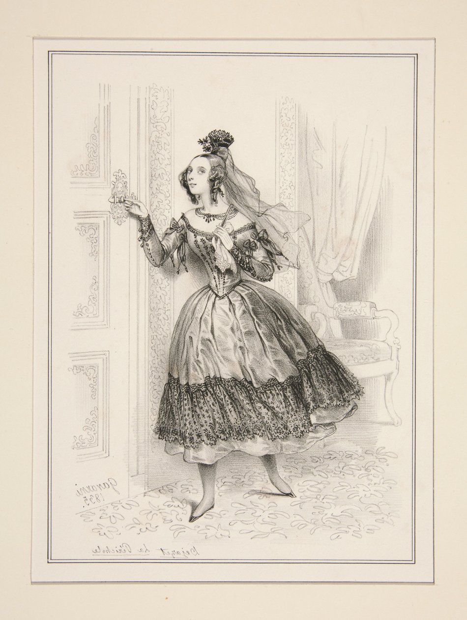 La señorita Dejazet de Paul Gavarni