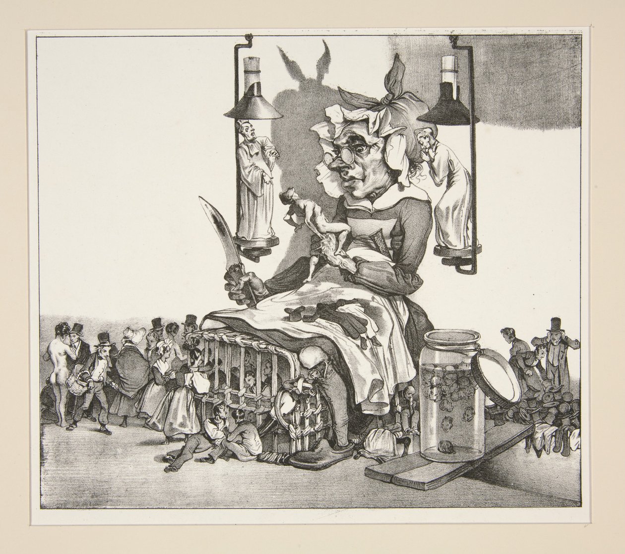 Señorita Monarquía, Félicité, Désirée de Paul Gavarni