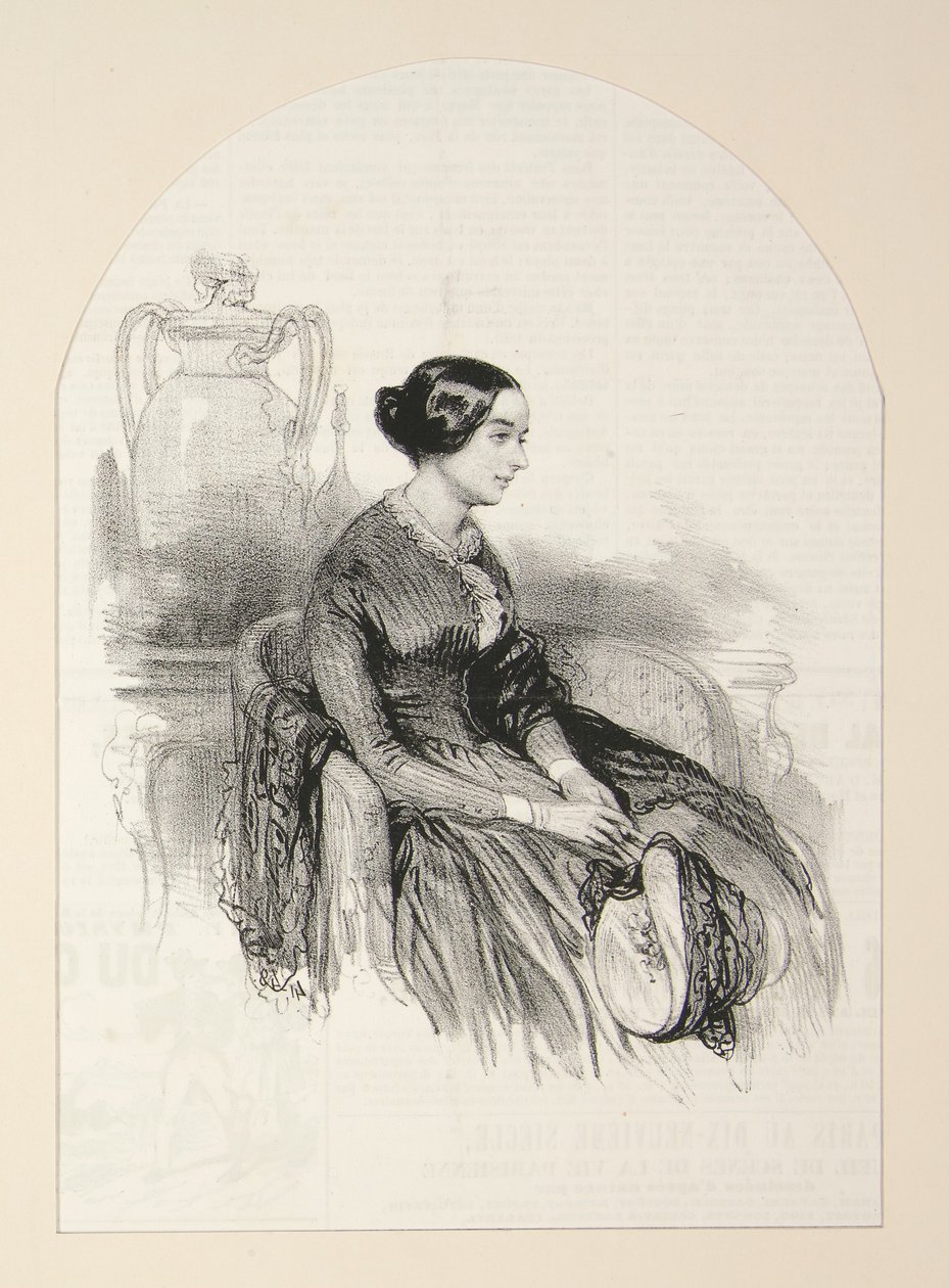 La señorita Nourtier de Paul Gavarni