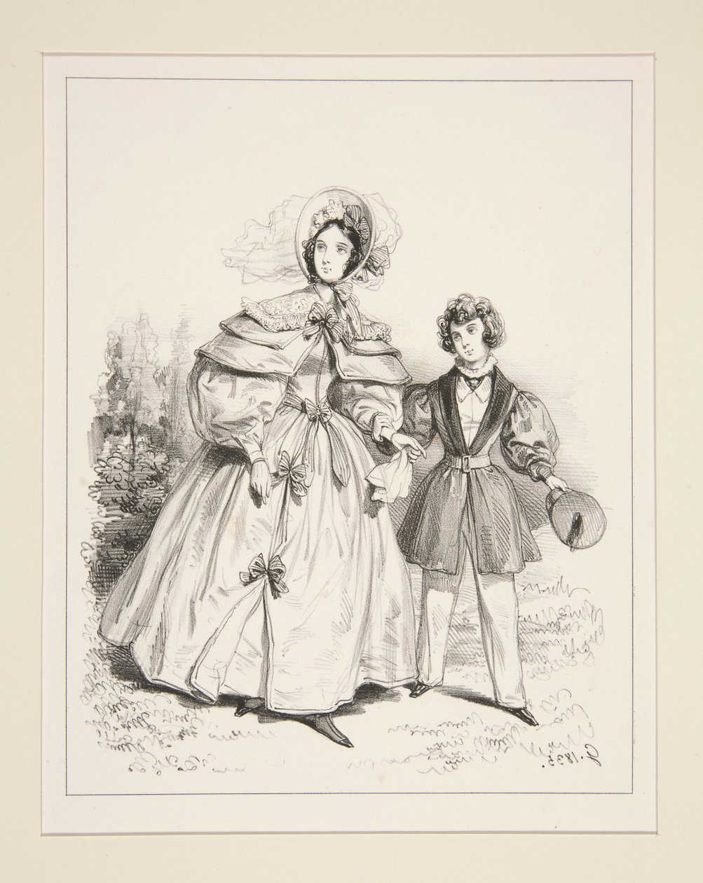 NEGLIGENCIA DE LA MAÑANA. 1835. de Paul Gavarni
