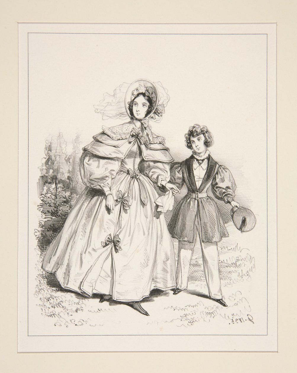 NEGLIGÉ DE MAÑANA. 1835. de Paul Gavarni