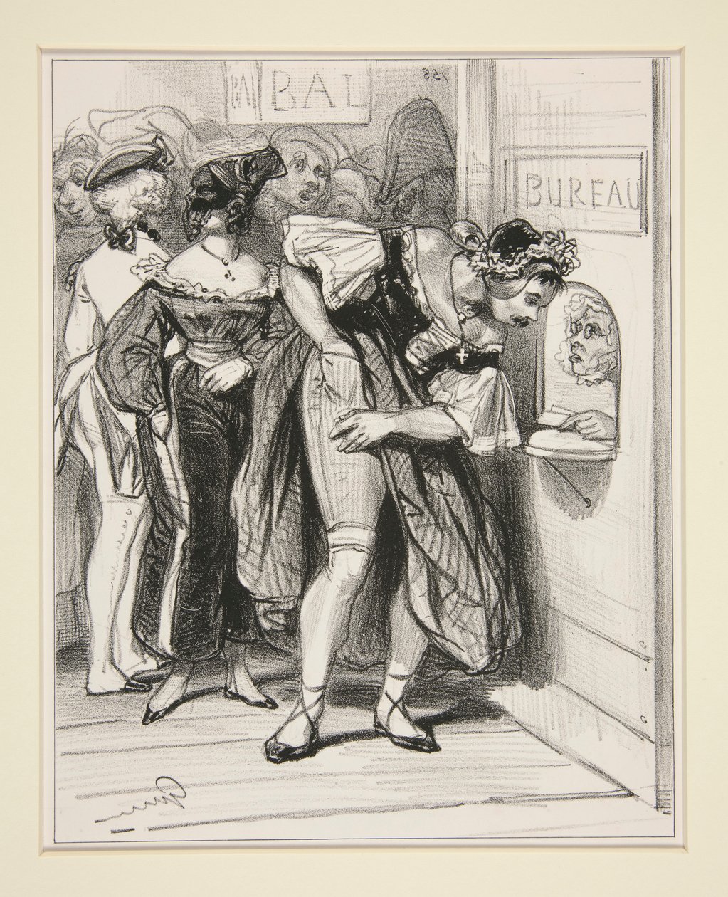 No. 1 - Un caballero y una dama de Paul Gavarni