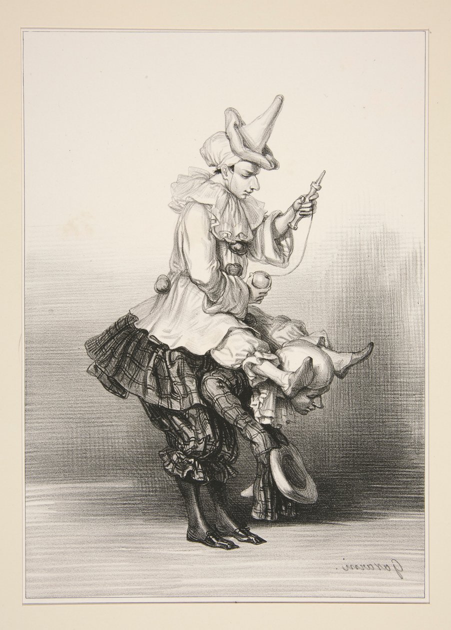 PAILLASSE Y PIERROT de Paul Gavarni