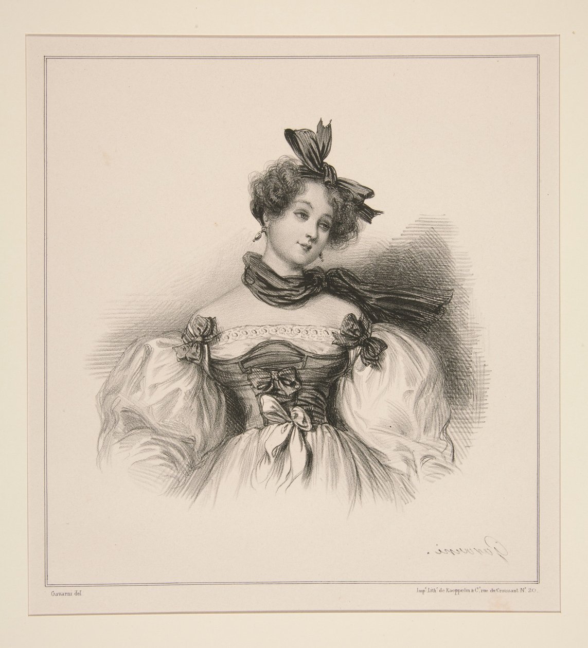 Campesina de Rochersberg de Paul Gavarni