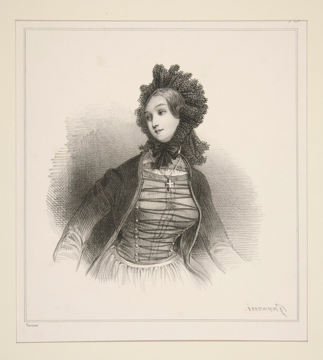 MUJER CAMPESINA DEL CANTÓN DE SOLOTHURN de Paul Gavarni