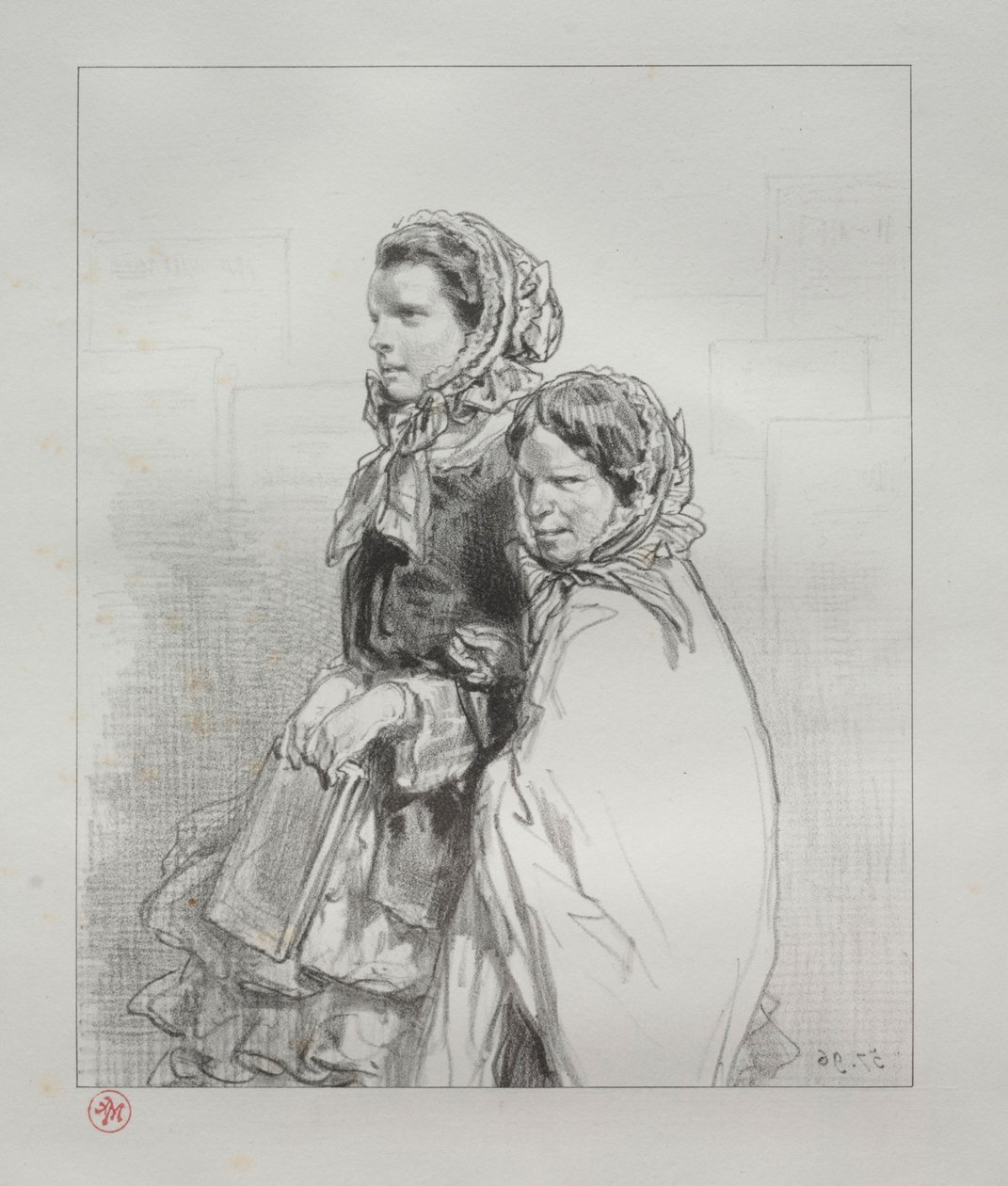 Par-ci, par-là: Mi hija ha cantado, 1854-1856 de Paul Gavarni