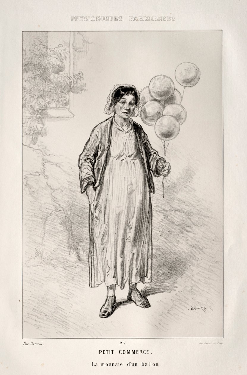 Petit Commerce de Paul Gavarni