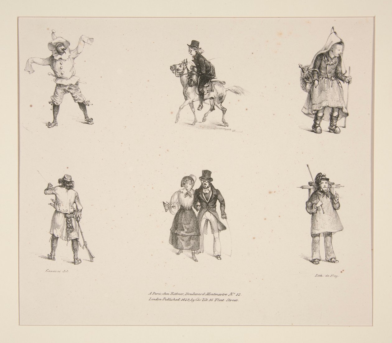 Pequeñas figuras XVI. de Paul Gavarni