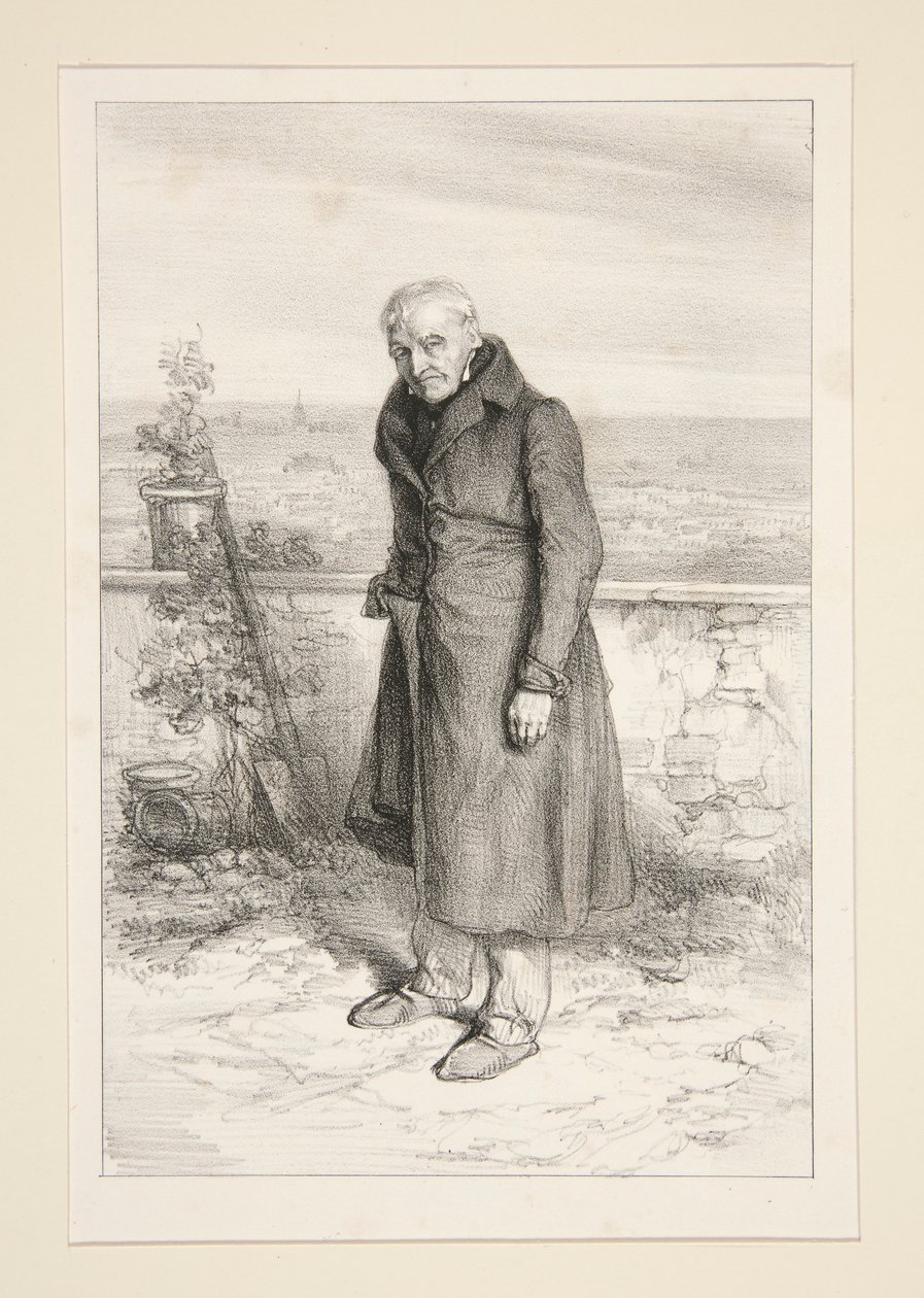 Noventa años (Caballero, padre de Gavarni) de Paul Gavarni