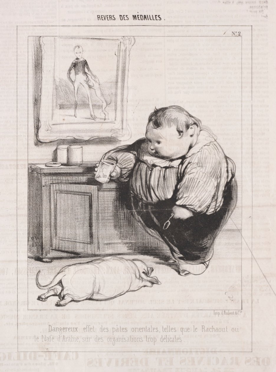 Reverso de las medallas, 1842 de Paul Gavarni