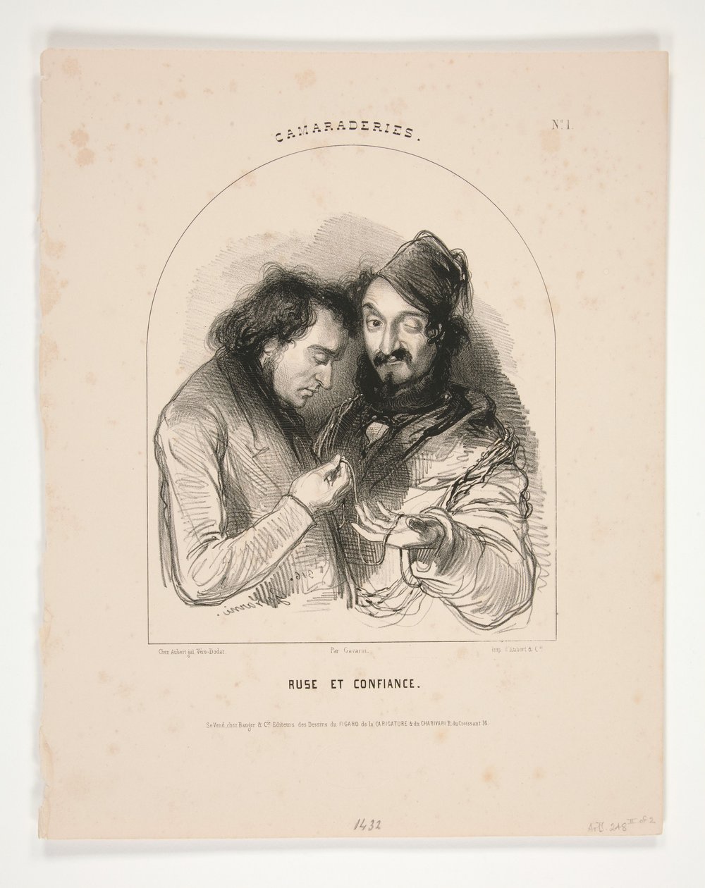 Astucia y confianza de Paul Gavarni