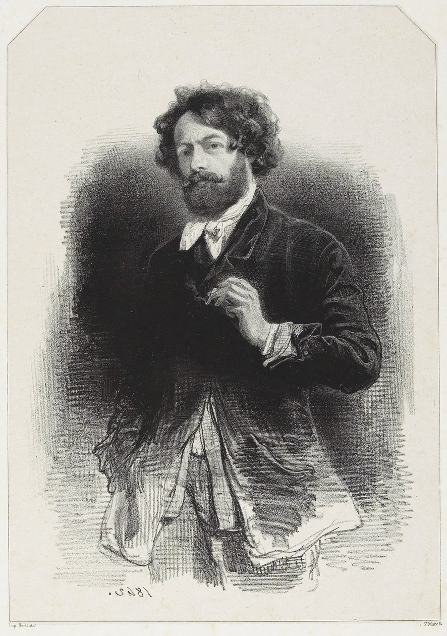 Autorretrato de Paul Gavarni