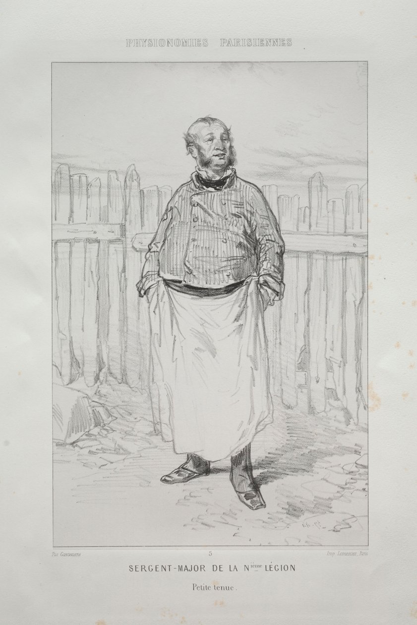 Sargento - Mayor de la Nième Légion de Paul Gavarni