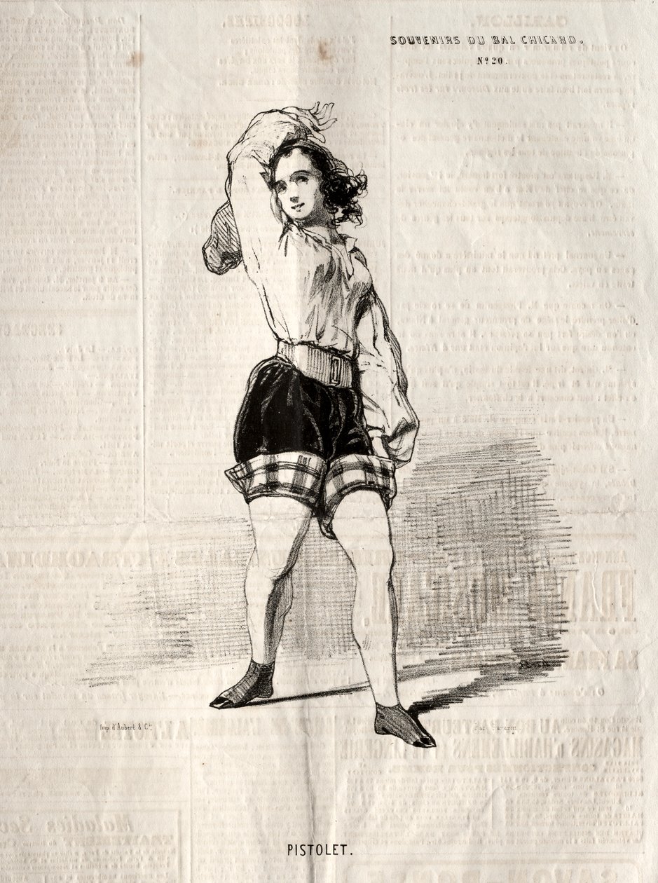 Recuerdos del Bal Chicard: Pistolet de Paul Gavarni