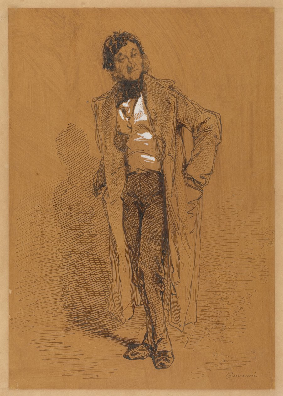 El hombre de pie de Paul Gavarni